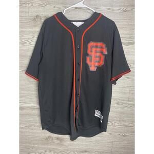 San Francisco Giants Madison Bumgarner Majestic MLB Jersey L